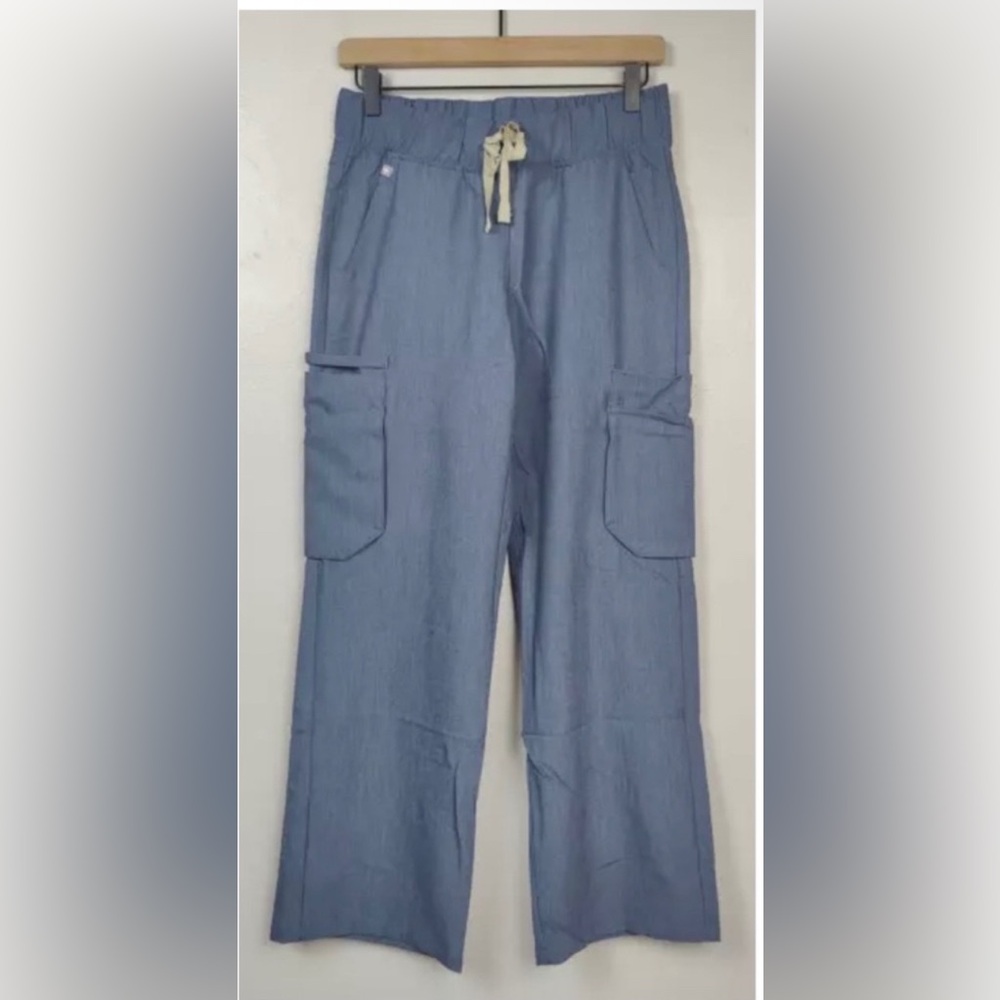 Figs Casma Tema Performance Pants in the color denim Limited Edition